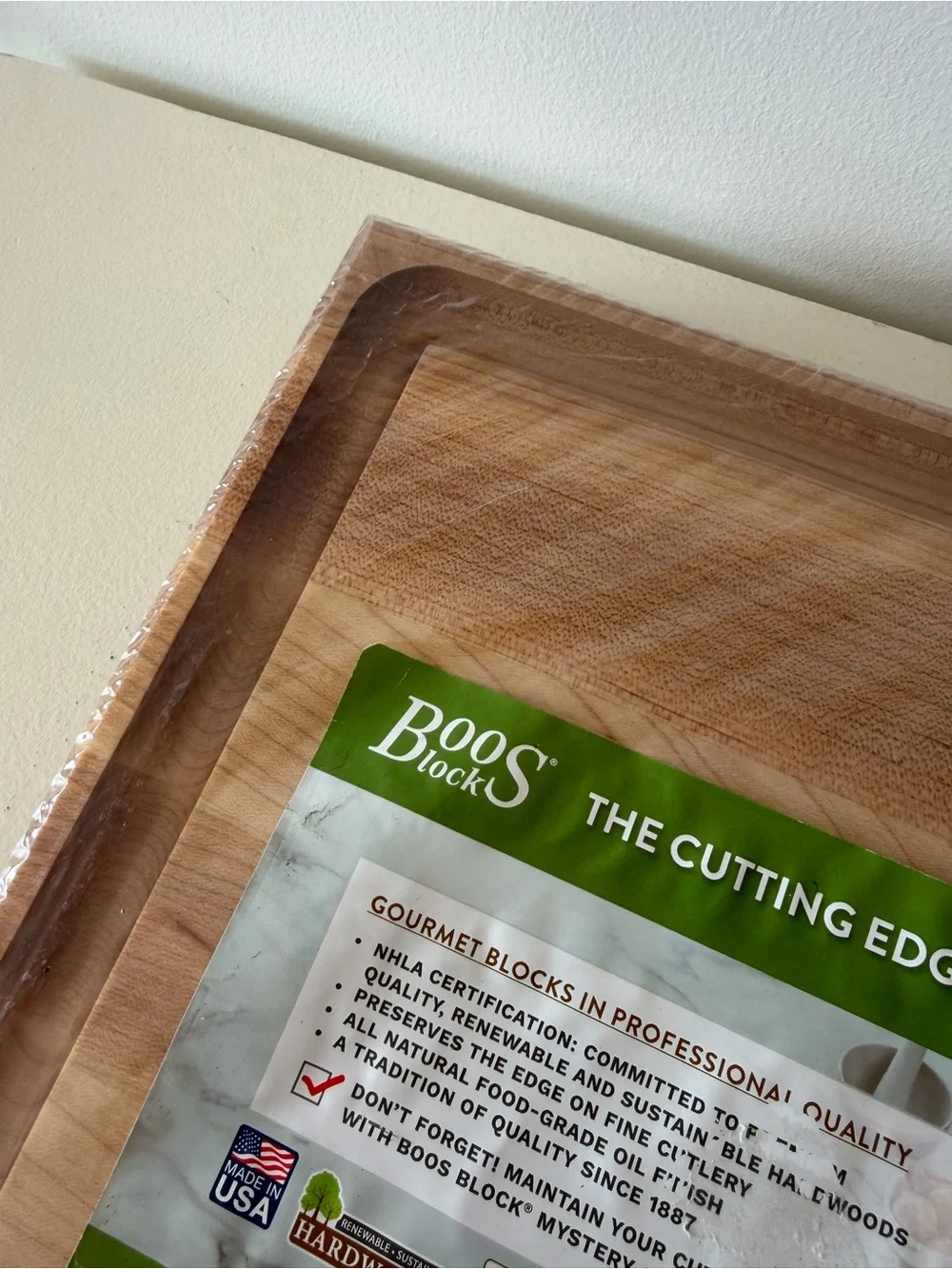 Boos Block Wood Cutting Board Natural Maple Cutting Board with Juice Groove NWT - Picture 8 of 8